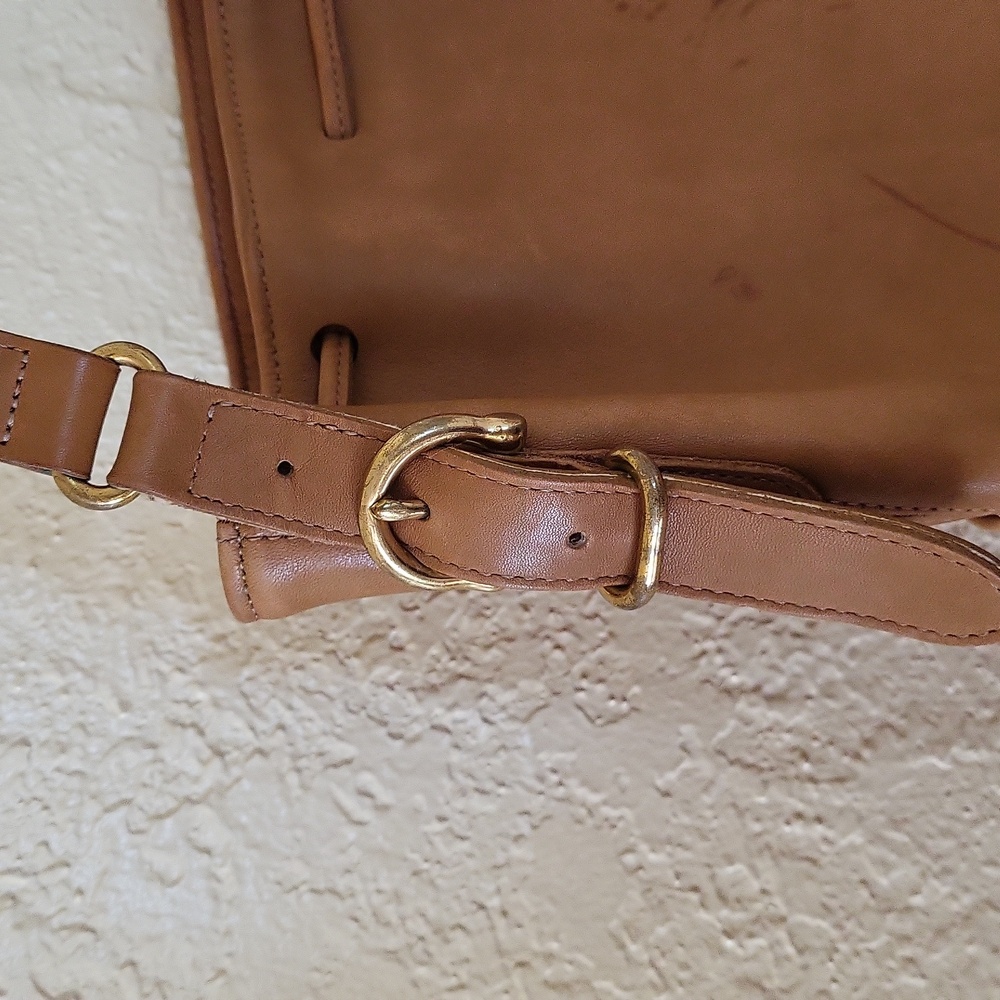 Vintage Coach Equestrian Drawstring Bucket Bag USA - Picture 6 of 14